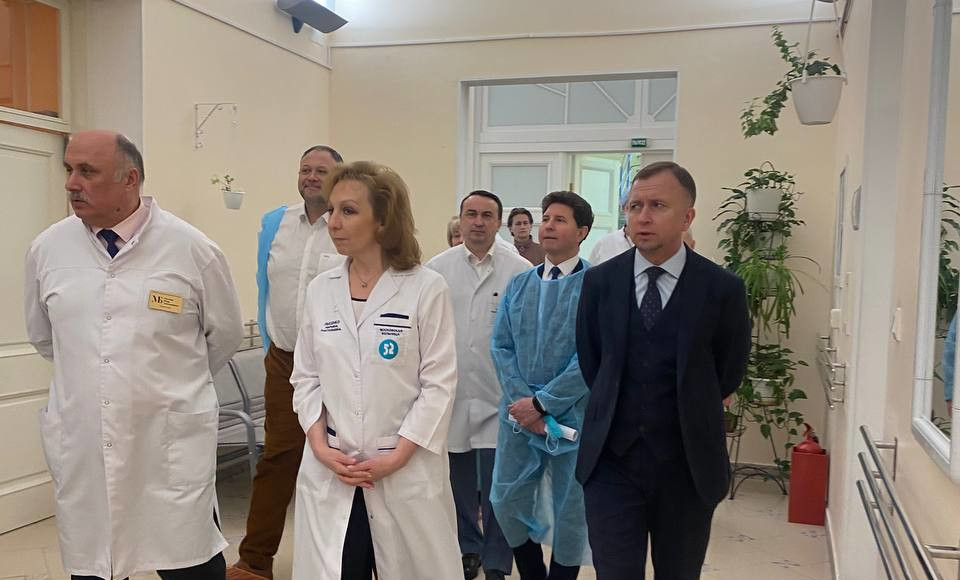 Рабочий визит главного врача Московской городской клинической больницы № 52 Марьяны Лысенко