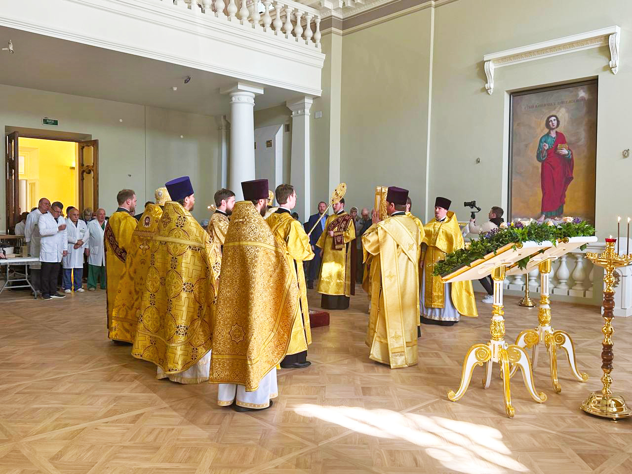 Впервые за 105 лет в петербургском Храме святого апостола Павла в Мариинской больнице прошла божественная литургия