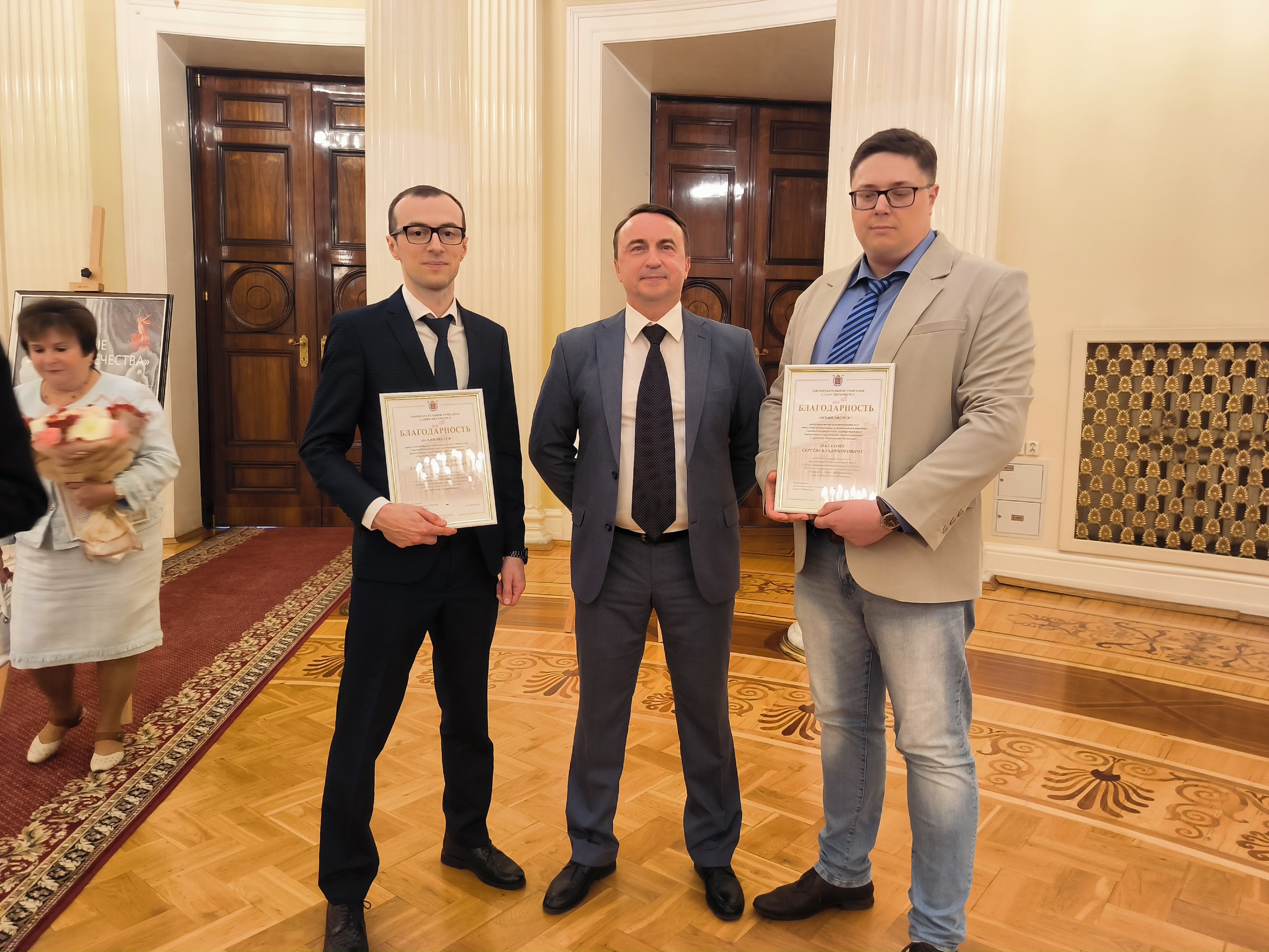 В Мариинском дворце состоялось чествование петербургских медиков