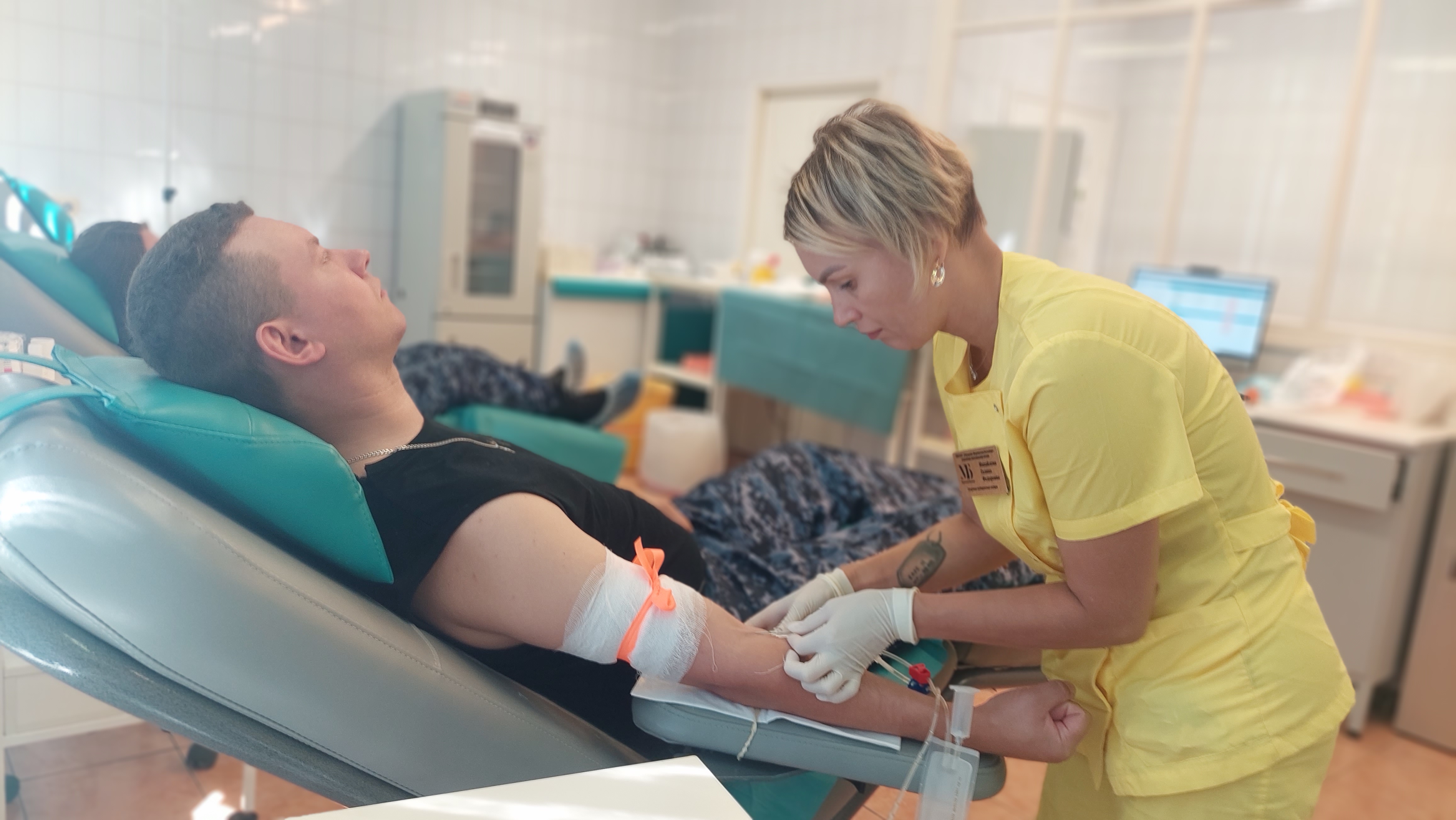 Росгвардейцы пополнили банк крови Мариинской больницы